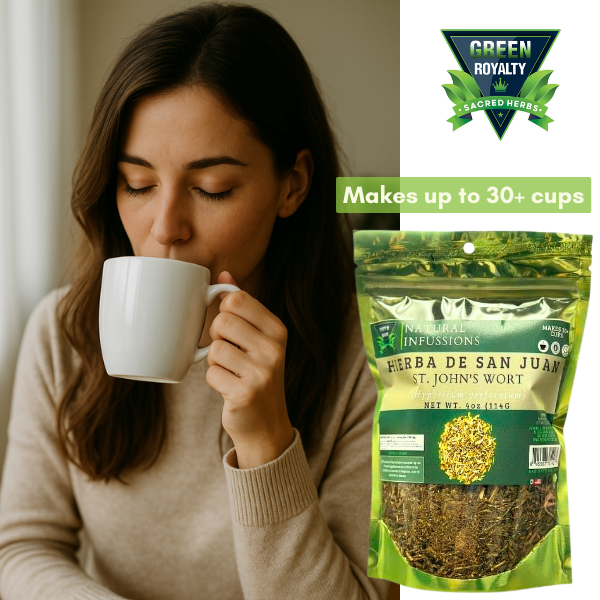 Green Royalty- Hierba de San Juan (4oz)/St. John's Wort