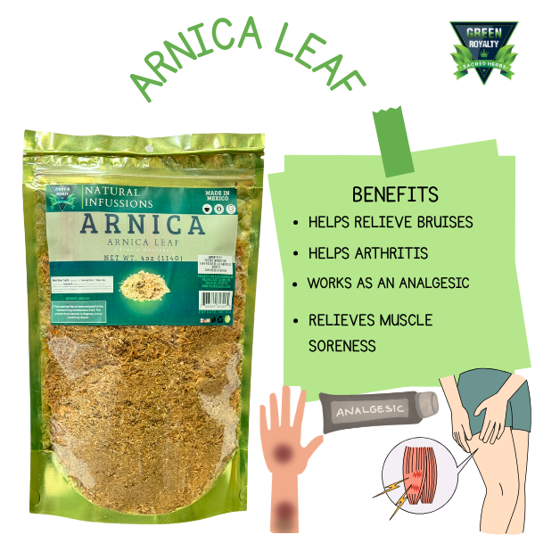 Green Royalty- Flor Arnica(4oz)/Arnica Flowers