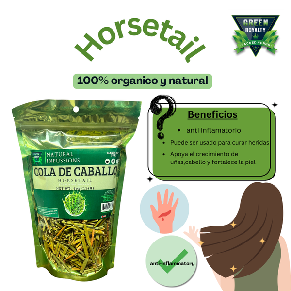 Green Royalty- Cola de Caballo(4oz)/ Horsetail Herb