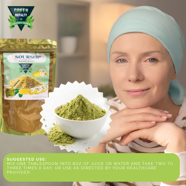 Green Royalty- Guanabana Polvo/Soursop Powder(8oz)