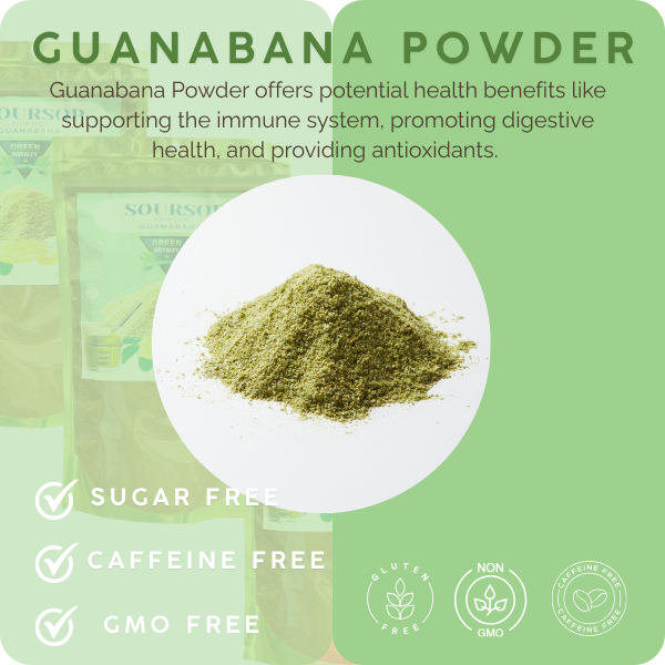 Green Royalty- Guanabana Polvo/Soursop Powder(8oz)