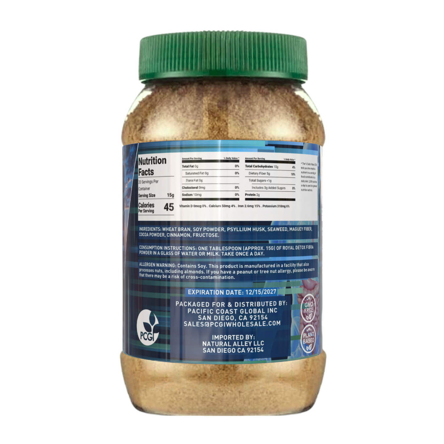Green Royalty- Royal Detox Fibra Ultra Forte(300g)/Ultra Forte Fiber
