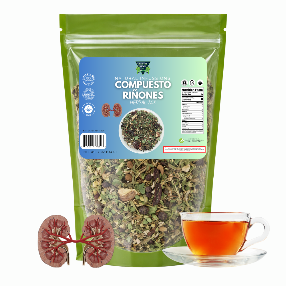 Green Royalty- Compuesto de Riñones(4oz)/Herbal Mix for Kidneys