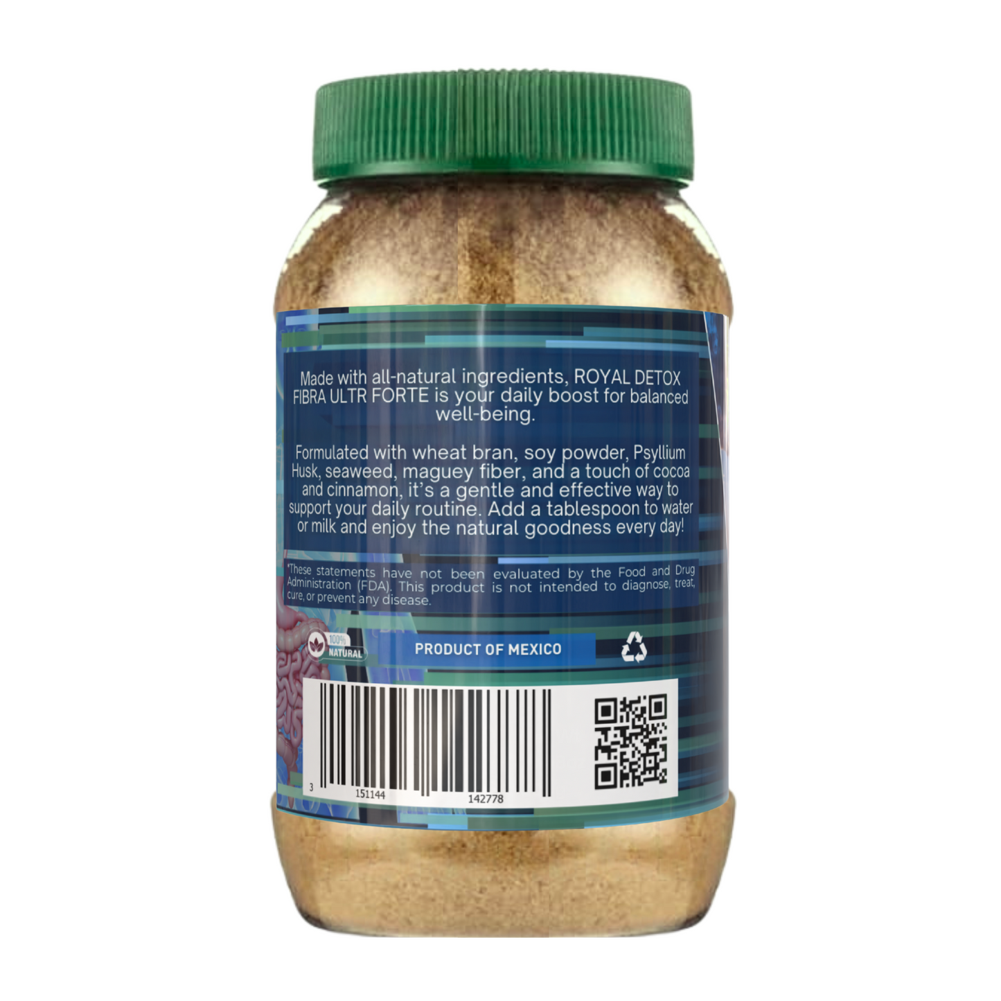 Green Royalty- Royal Detox Fibra Ultra Forte(300g)/Ultra Forte Fiber