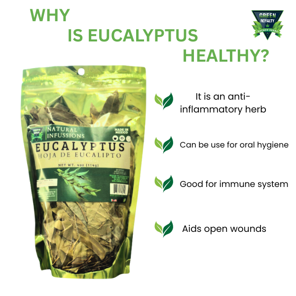 Green Royalty -Eucalipto Hierba(4oz)/Eucalyptus Herb