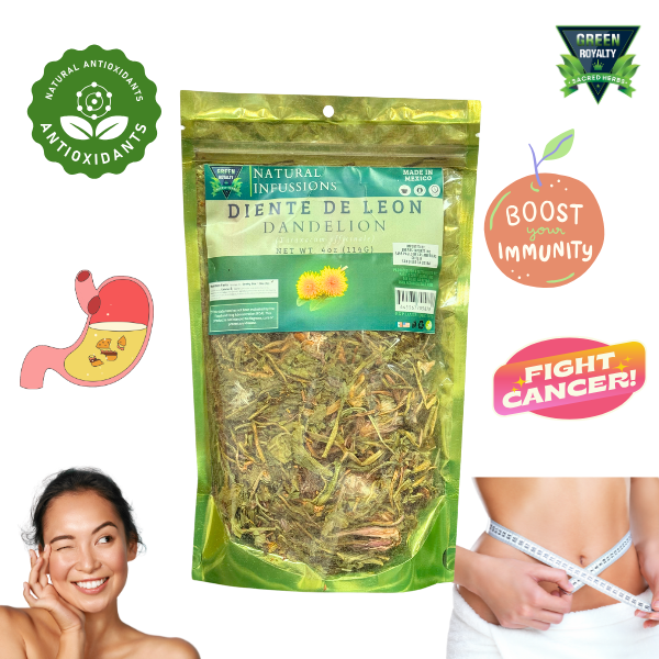 Green Royalty- Dandelion Herb (4oz) / Diente de Leon Hierba