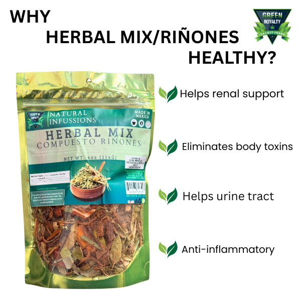 Green Royalty- Compuesto de Riñones(4oz)/Herbal Mix for Kidneys