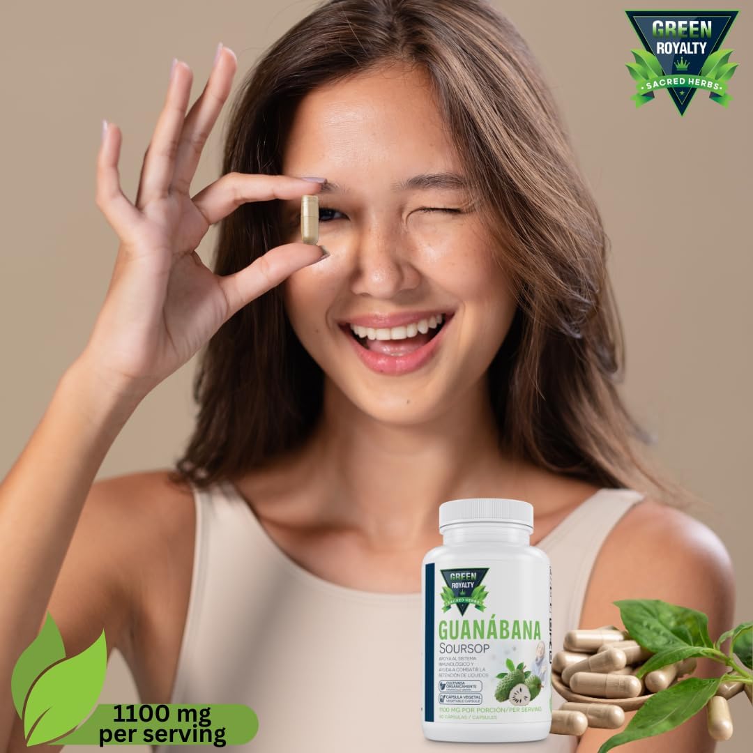 Green Royalty- Guanabana Cap(90ct)/ Soursop Capsules
