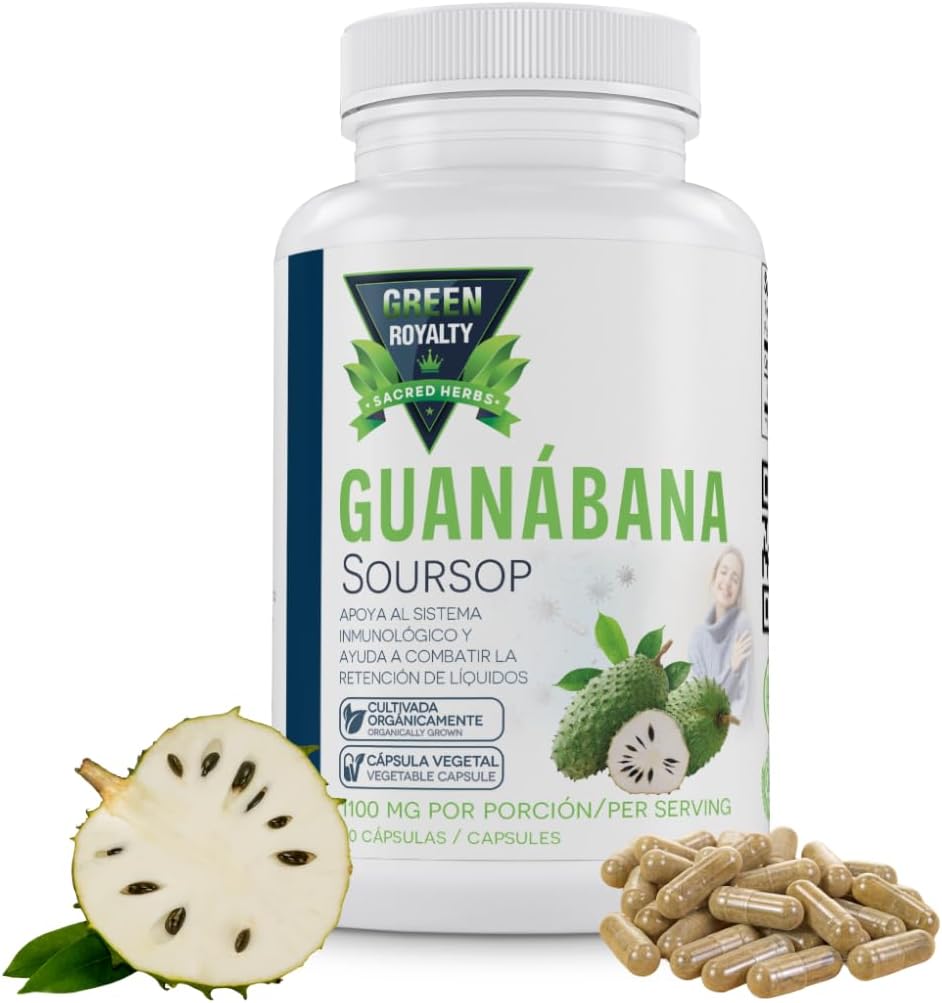 Green Royalty- Guanabana Cap(90ct)/ Soursop Capsules