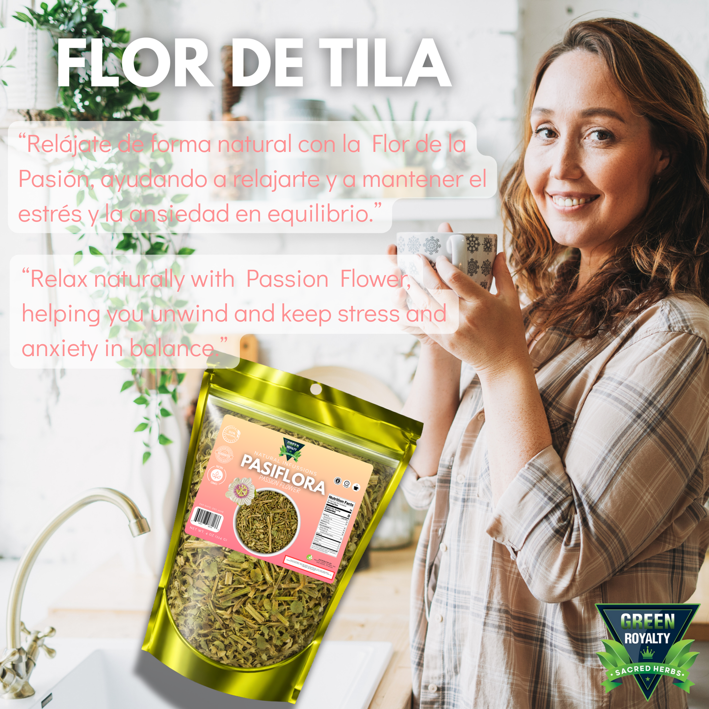 Green Royalty-Pasiflora(4oz)/Passionflower