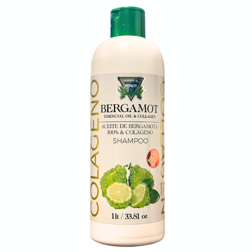 Green Royalty- Bergamota-Colageno Shampoo/Bergamot-Collagen 32oz