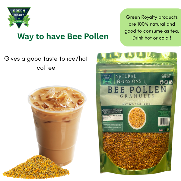 Green Royalty- Bee Pollen 10oz/ Polen de Abeja