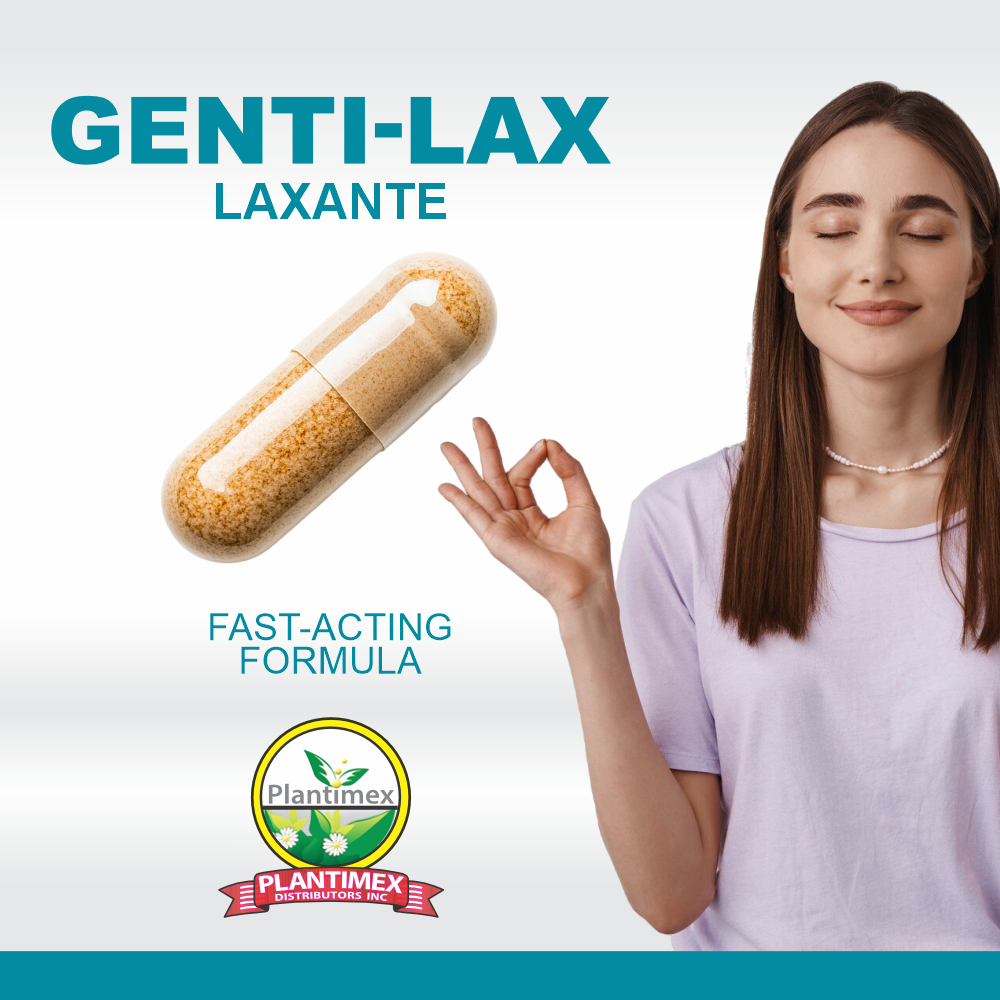 Genti-Lax Laxative - Gentle Digestive Support with 30 Capsules - Reduces Bloating, Improves Energy, and Promotes Regularity - Dietary Supplement