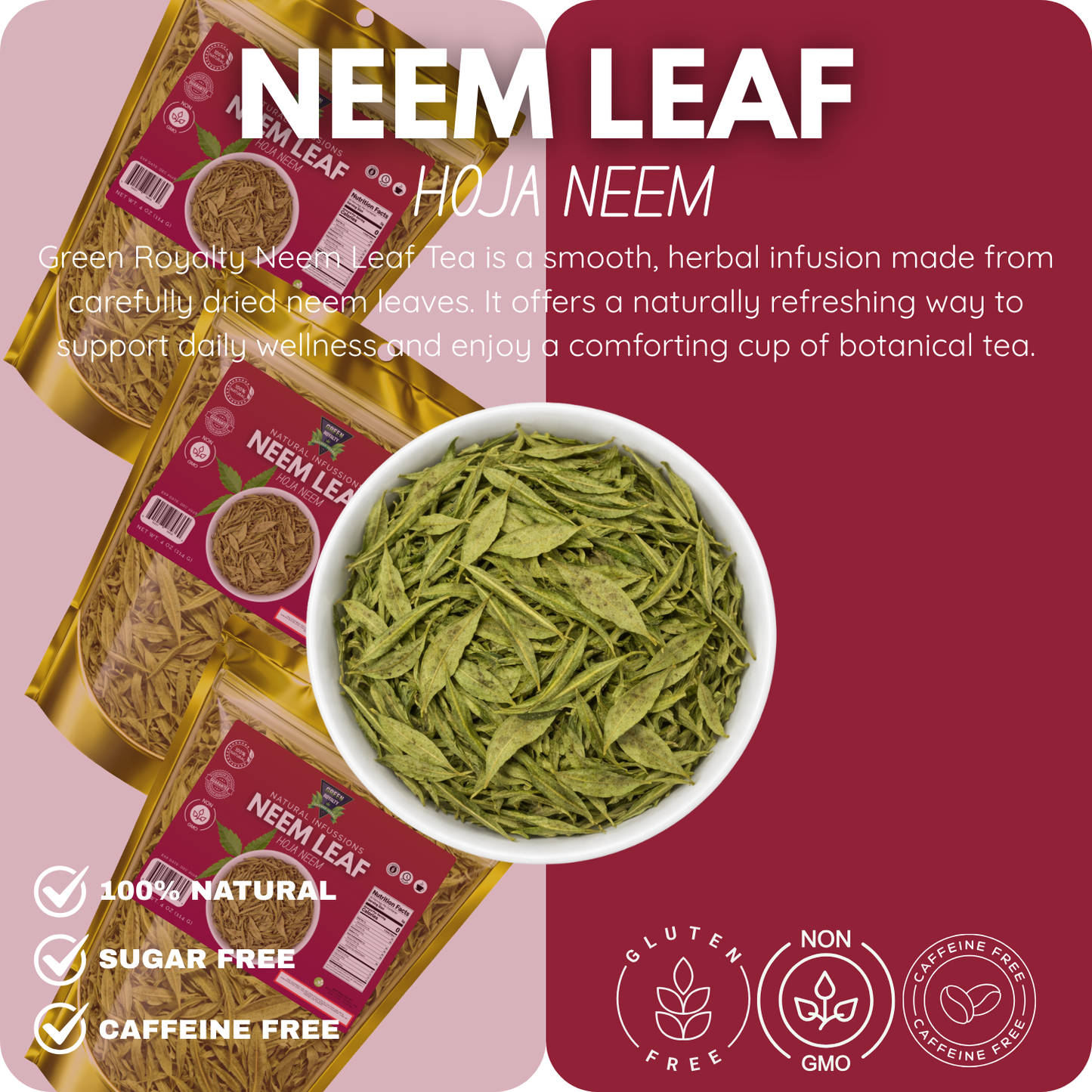 Green Royalty- Hoja Neem(4oz)/Neem Leaf
