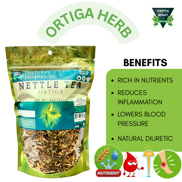 Green Royalty- Ortiga Hierba(4oz)/Nettle Herb