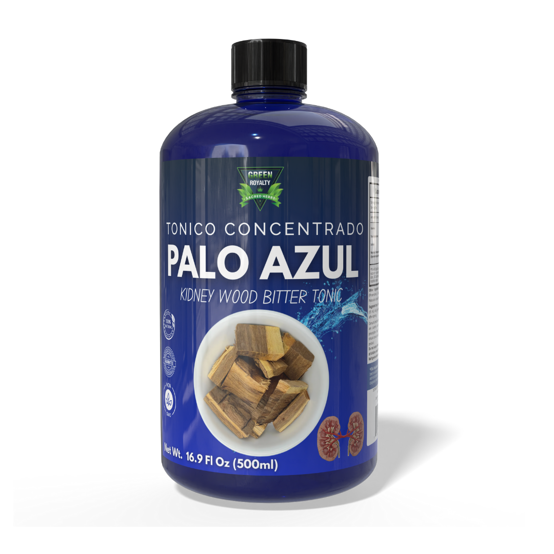 Green Royalty- Palo Azul Tonico 16oz(Kidneywood Tonic)