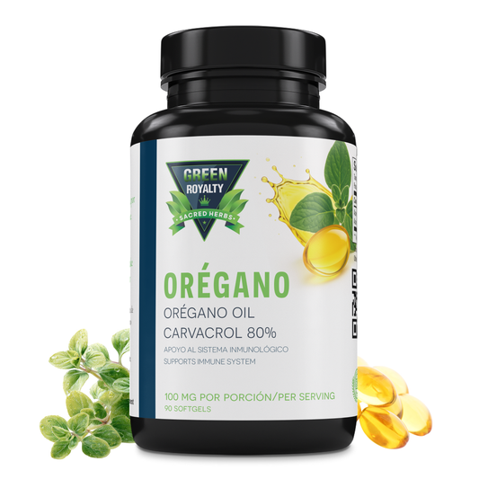 Green Royalty- Oregano Oil (90 softgels)100 mg Per Serving