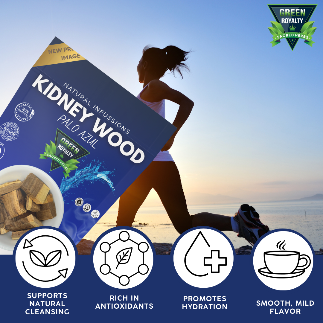 Green Royalty- KidneyWood Herb (4oz)/ Palo Azul (4oz)