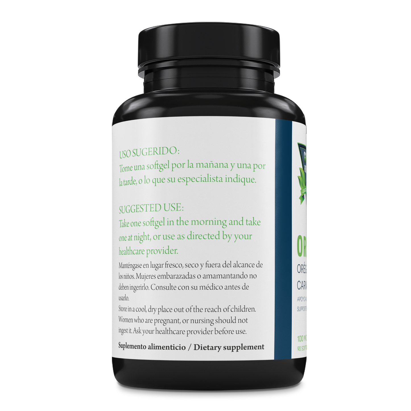 Green Royalty- Oregano Oil (90 softgels)100 mg Per Serving
