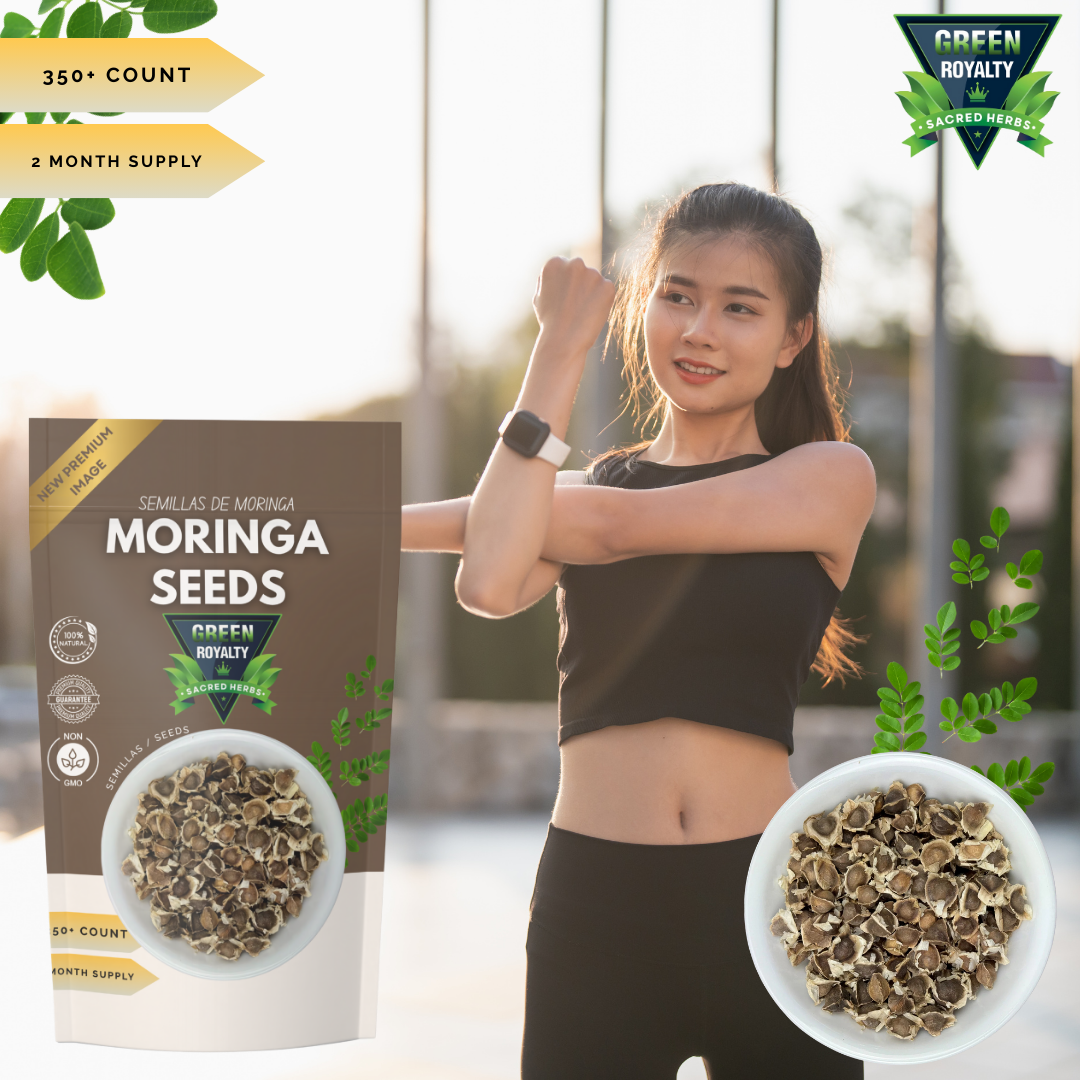 Green Royalty- Moringa Seeds /Moringa Semilla 4Oz.