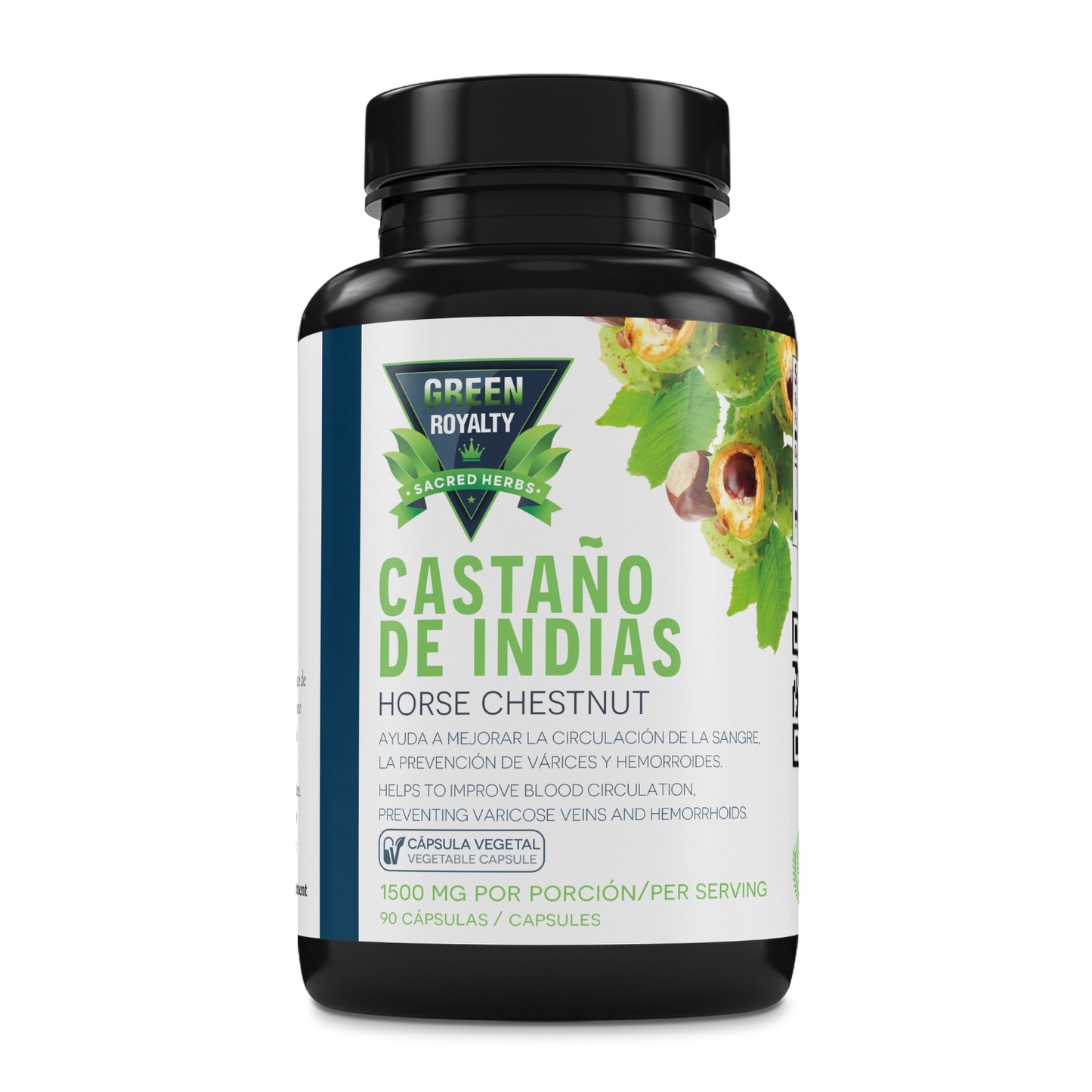 Green Royalty – Horse Chestnut (Castaño de Indias) 1500mg(90ct)