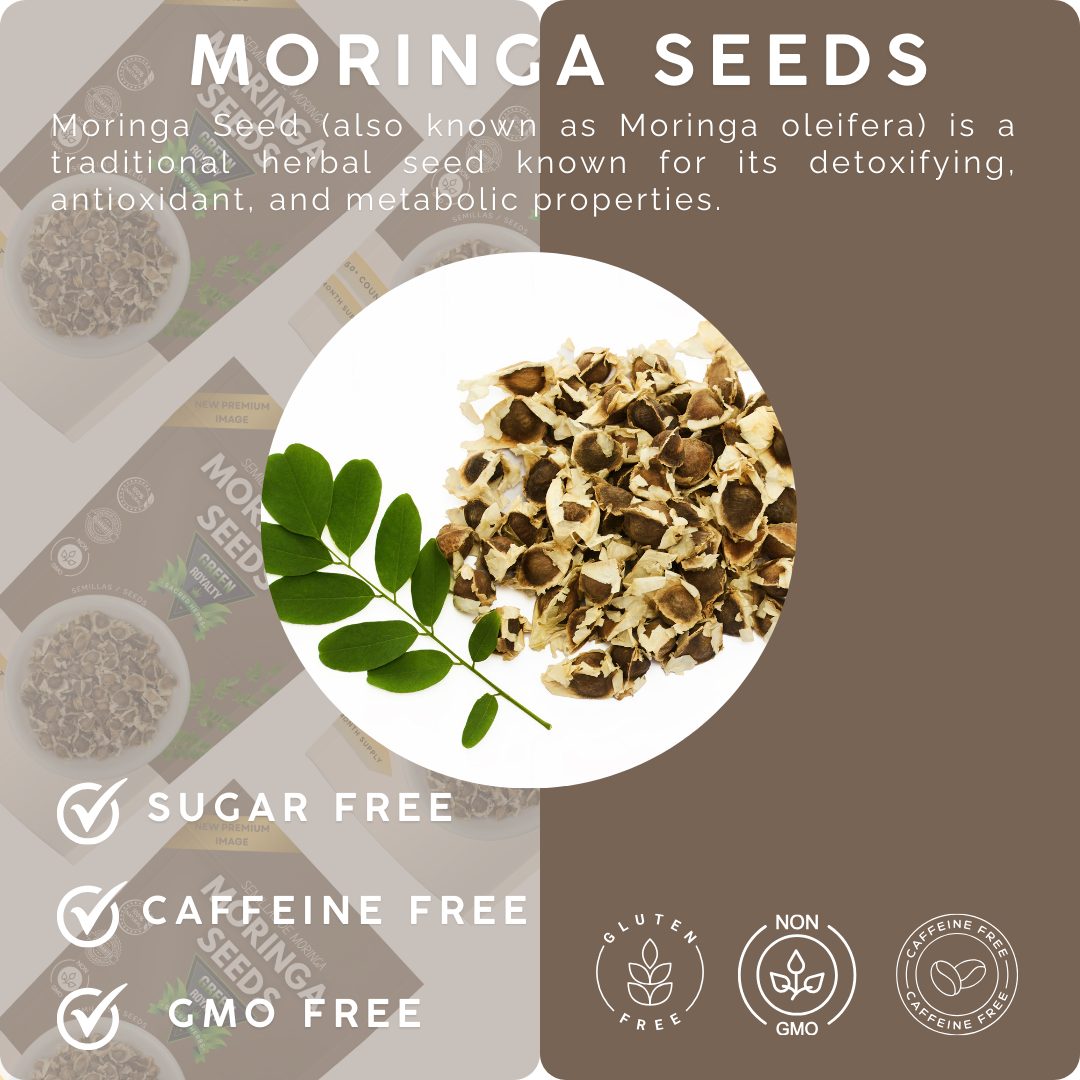 Green Royalty- Moringa Seeds /Moringa Semilla 4Oz.