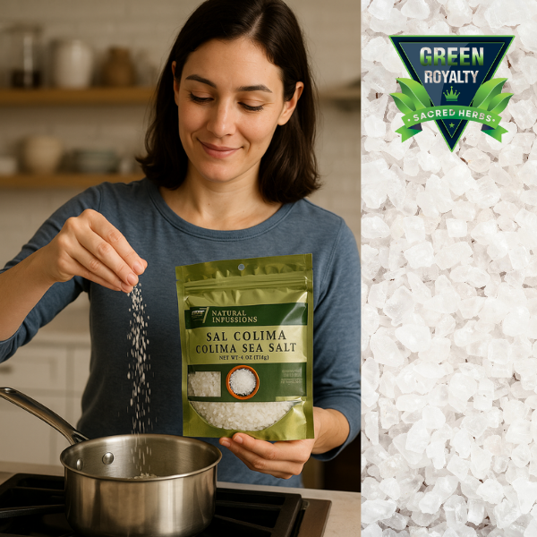 Green Royalty- Colima Sal de Mar(4oz)/Sea Salt