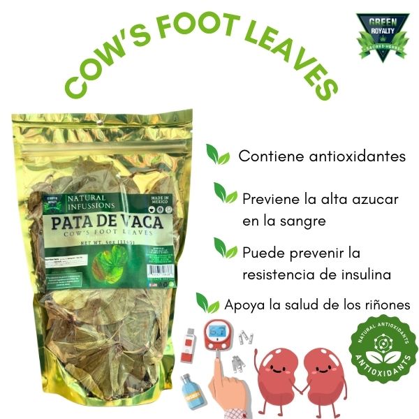 Green Royalty- Pata Vaca Hoja(4oz)/Cow's Foot Leaf