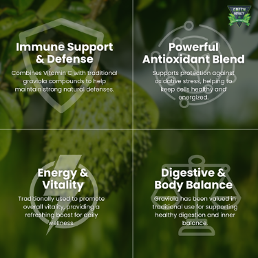 Green Royalty Guanabana Juice Living Bitters (20.2oz)-Jugo de Guanabana