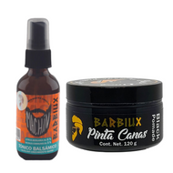 Barbiux Minoxidil Beard and Hair Growth Combo with Pinta Canas Hair Pomade