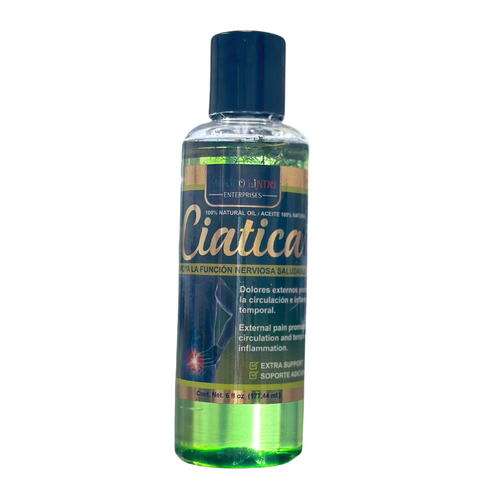 "Mexico Lindo" Aceite para la Ciática (6 Fl Oz)Apoya la Función Nerviosa Saludable