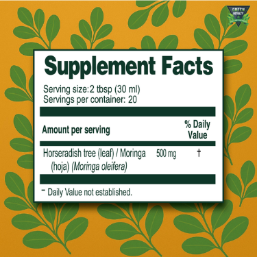 Green Royalty Moringa Juice (20.oz) Jugo de Moringa Suplemento