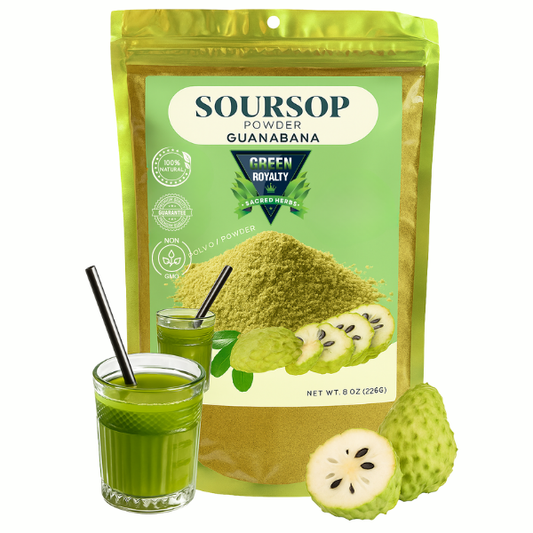 Green Royalty- Guanabana Polvo/Soursop Powder(8oz)