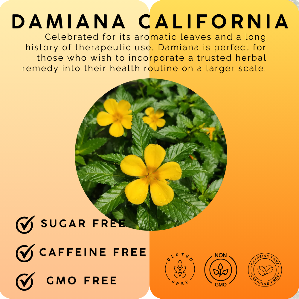 Green Royalty- Damiana Herb 4oz(Damiana Hierba)