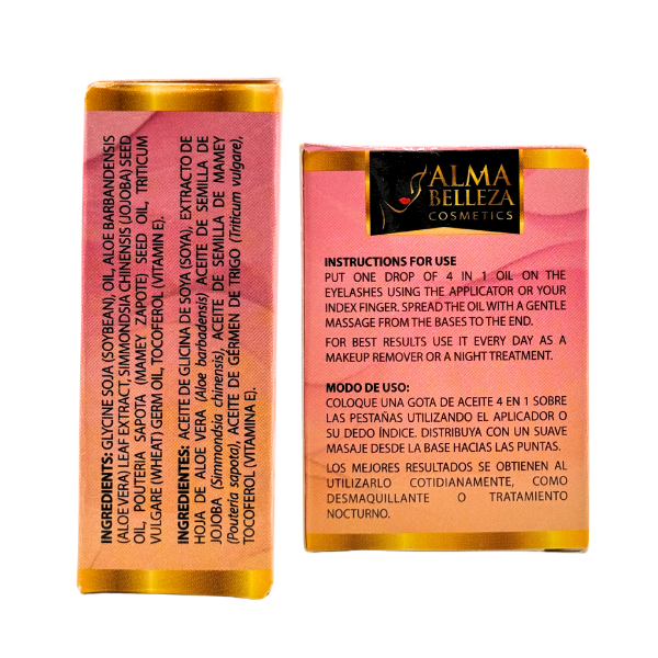 Alma Belleza- Eyelash Oil 15ml(Aceite P/Pestañas)0.15oz