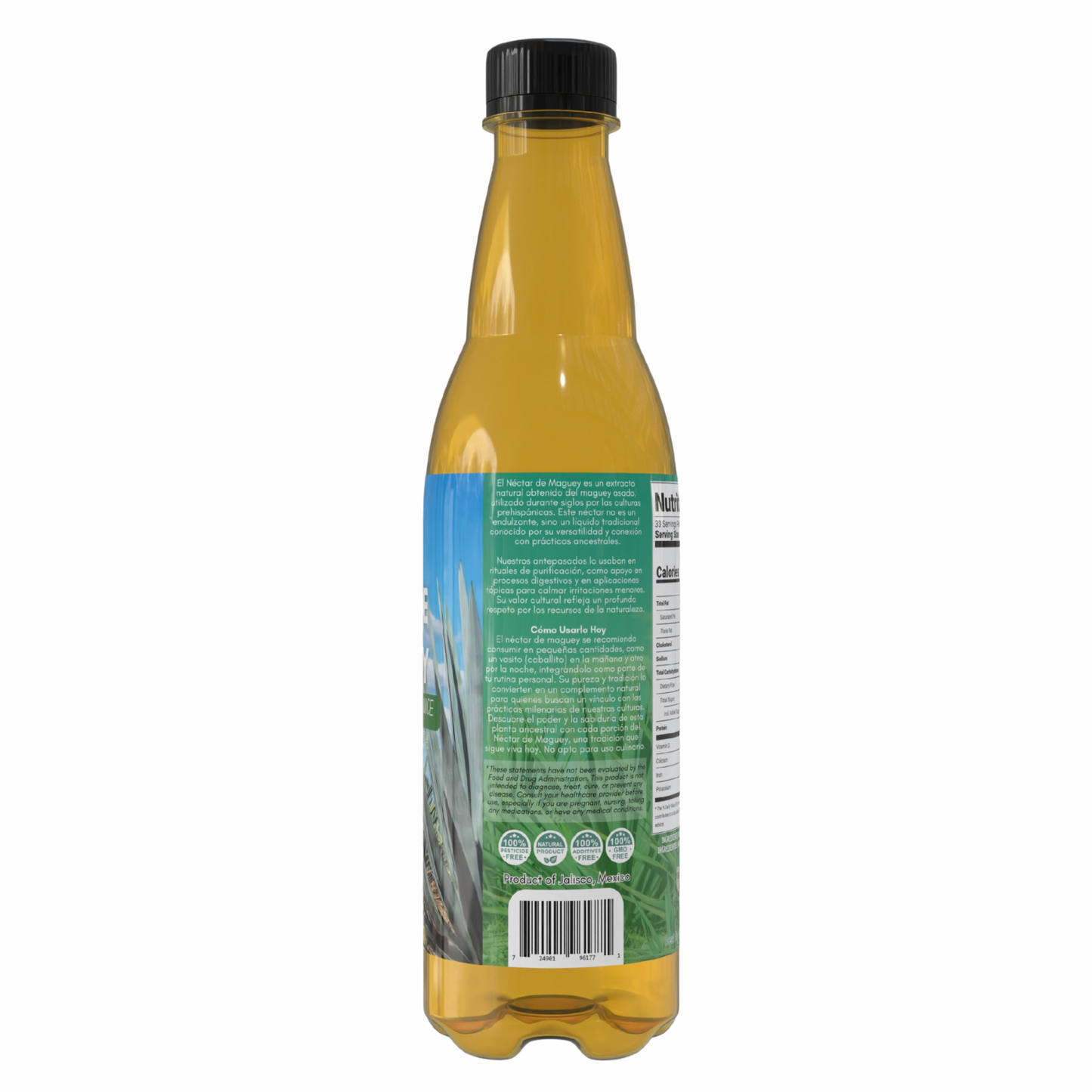 Green Royalty Jugo de Maguey – 100% Natural Maguey Juice, 33.9 fl oz Bottle