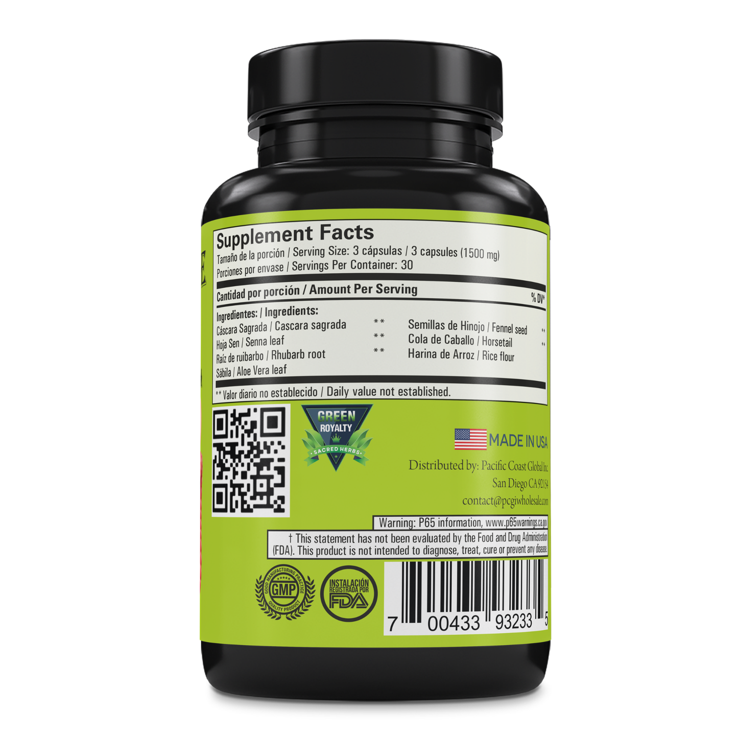 Green Royalty- Total Cleanse Detox(90cap)