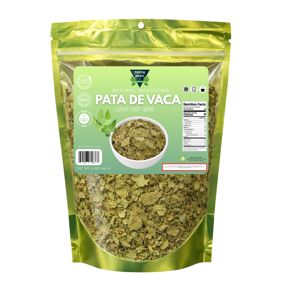 Green Royalty- Pata Vaca Hoja(4oz)/Cow's Foot Leaf