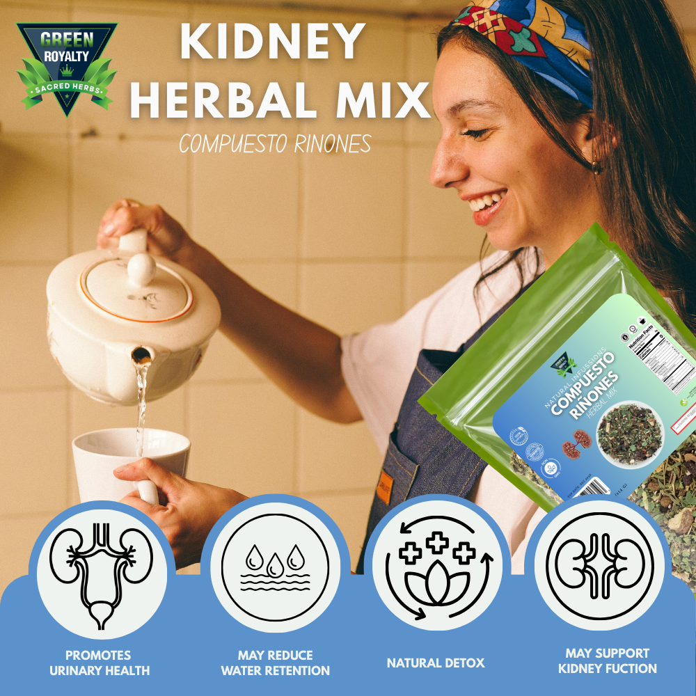 Green Royalty- Compuesto de Riñones(4oz)/Herbal Mix for Kidneys