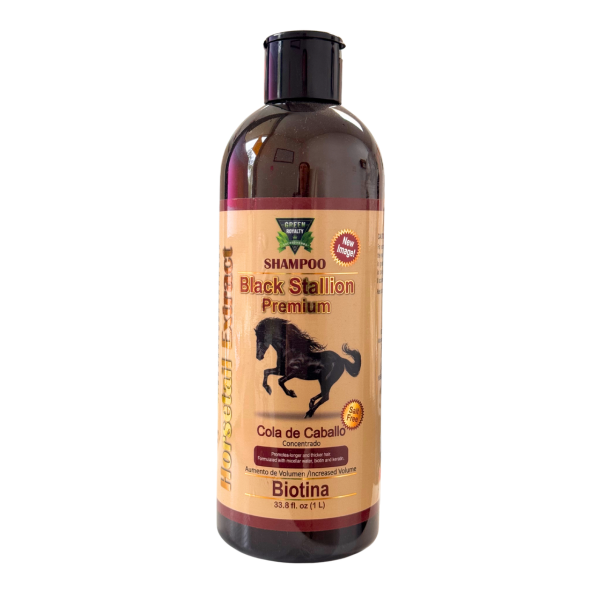 Green Royalty- Black Stallion Premium Horsetail Shampoo (32 Fl Oz)