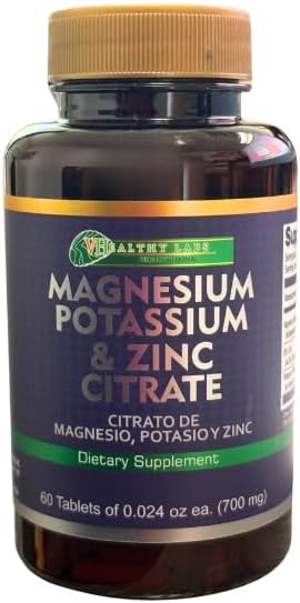 Plantimex- Magnesium Potassium Zinc Citrate (60ct)Capsules