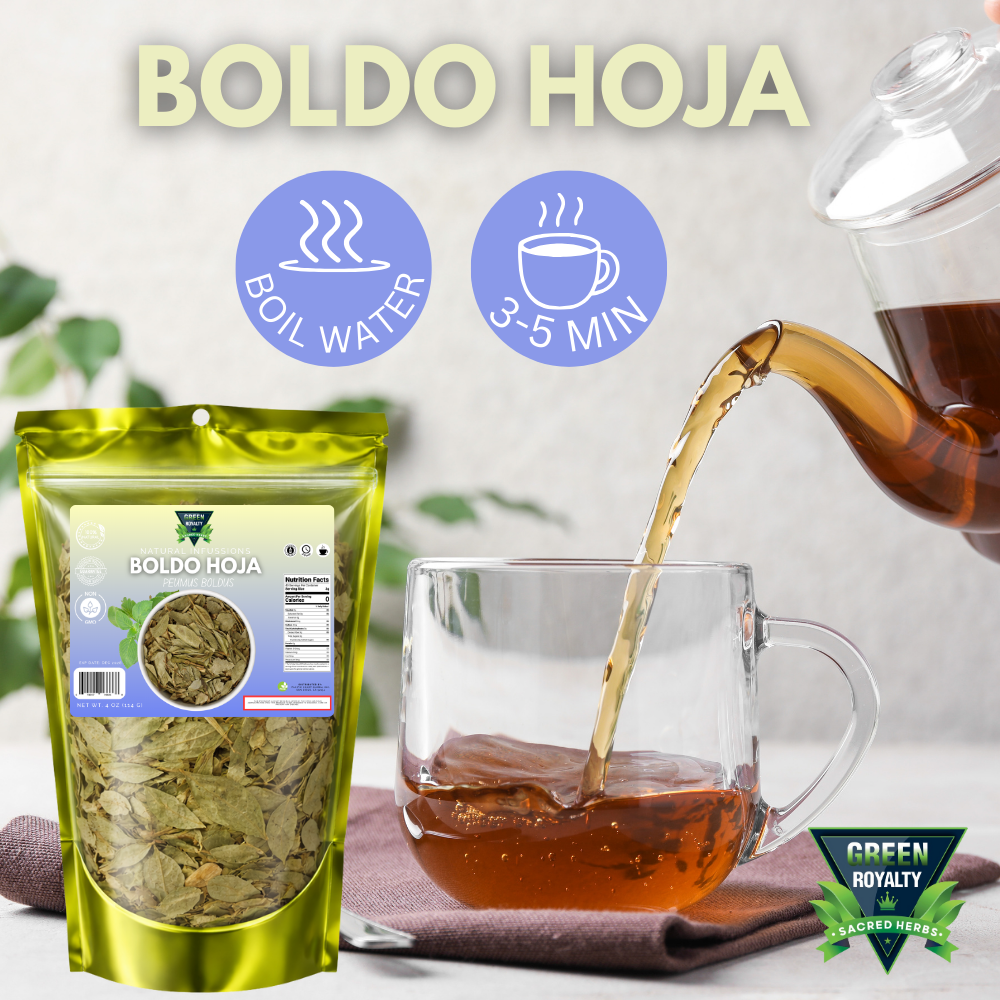 Green Royalty-Boldo Hoja(4oz)/Boldo Leaves