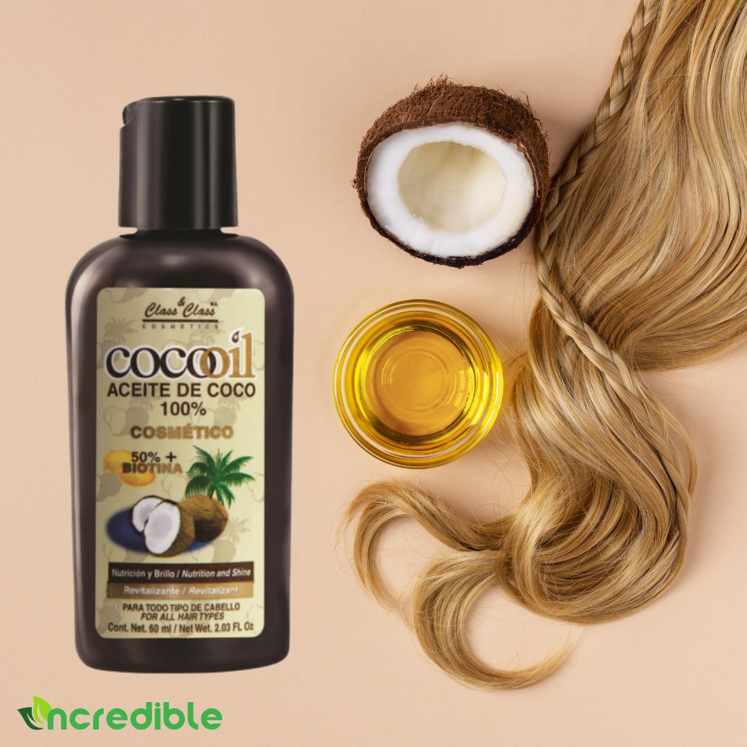 LABS Incredible Coconut Oil Combo Shampoo + Hair Oil 32oz(950ml) and 2oz Oil for All Hair Types