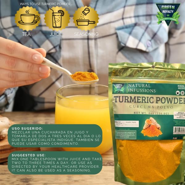 Green Royalty- Turmeric Powder (4oz) / Polvo de Curcuma