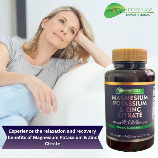 Plantimex- Magnesium Potassium Zinc Citrate (60ct)Capsules