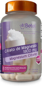 Magnesium Citrate/Citrato de Magnesio Capsules by Betel Natural - Easy Laxative Capsules - 1800 mg per Serving