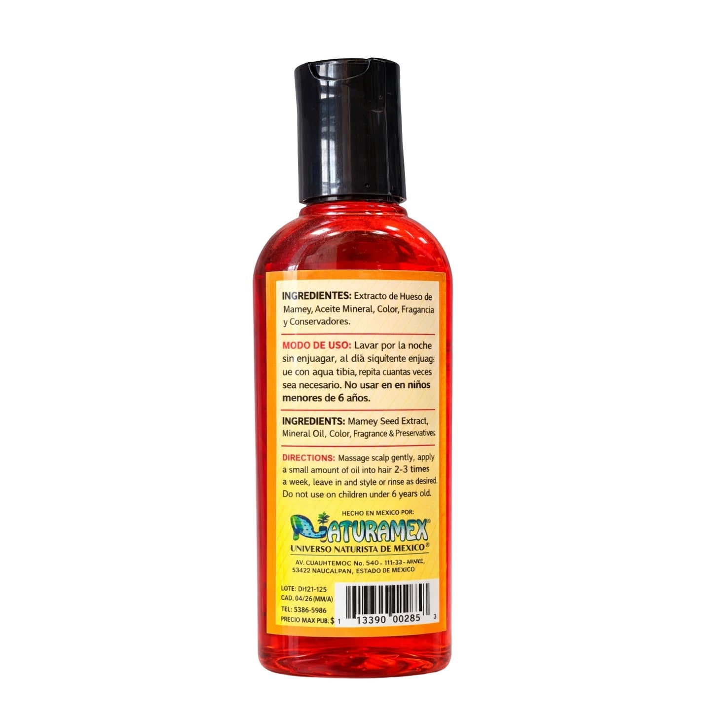 Plantimex Mamey seed oil 4oz(aceite de mamey)
