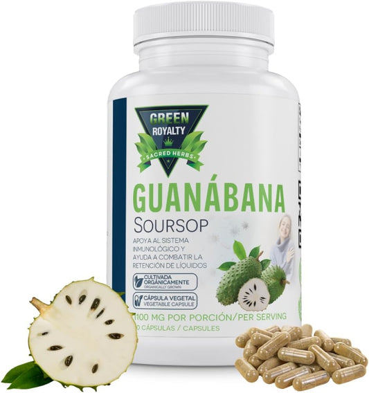 Green Royalty- Guanabana Cap(90ct)/ Soursop Capsules