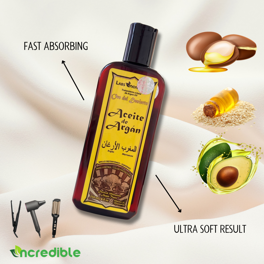 LABS Incredible Argan Hair Oil 8oz (250ml) (aceite de argan)