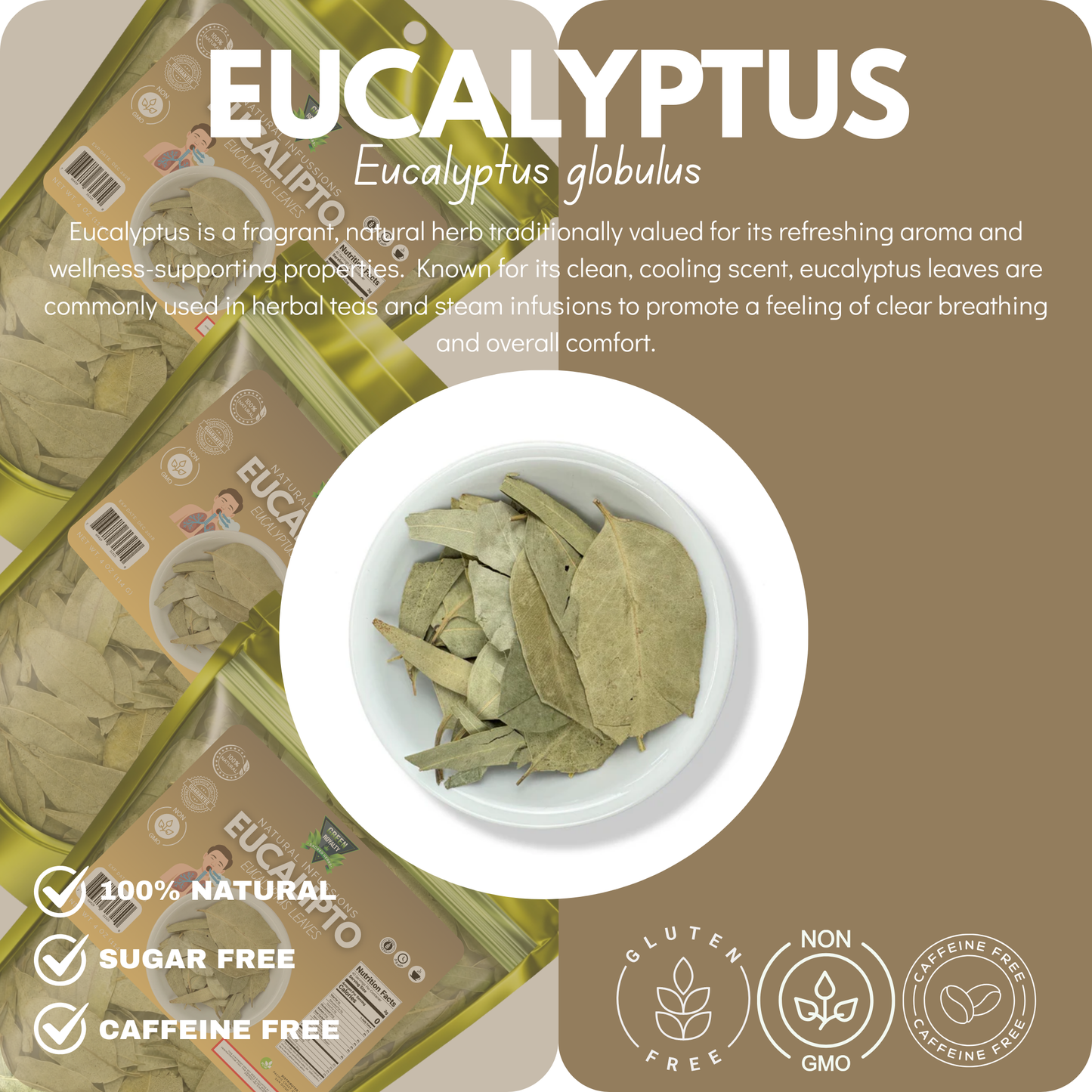 Green Royalty -Eucalipto Hierba(4oz)/Eucalyptus Herb